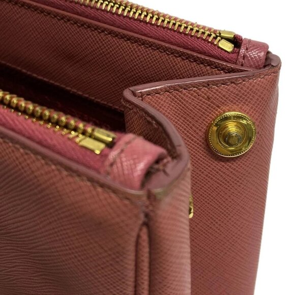 Auth PRADA Galleria Bag Pink Saffiano Leather Tote Bag - Picture 14 of 16